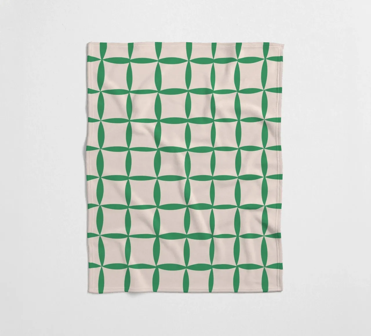 Repetitive pattern 40 fleece blanket by Little Dean