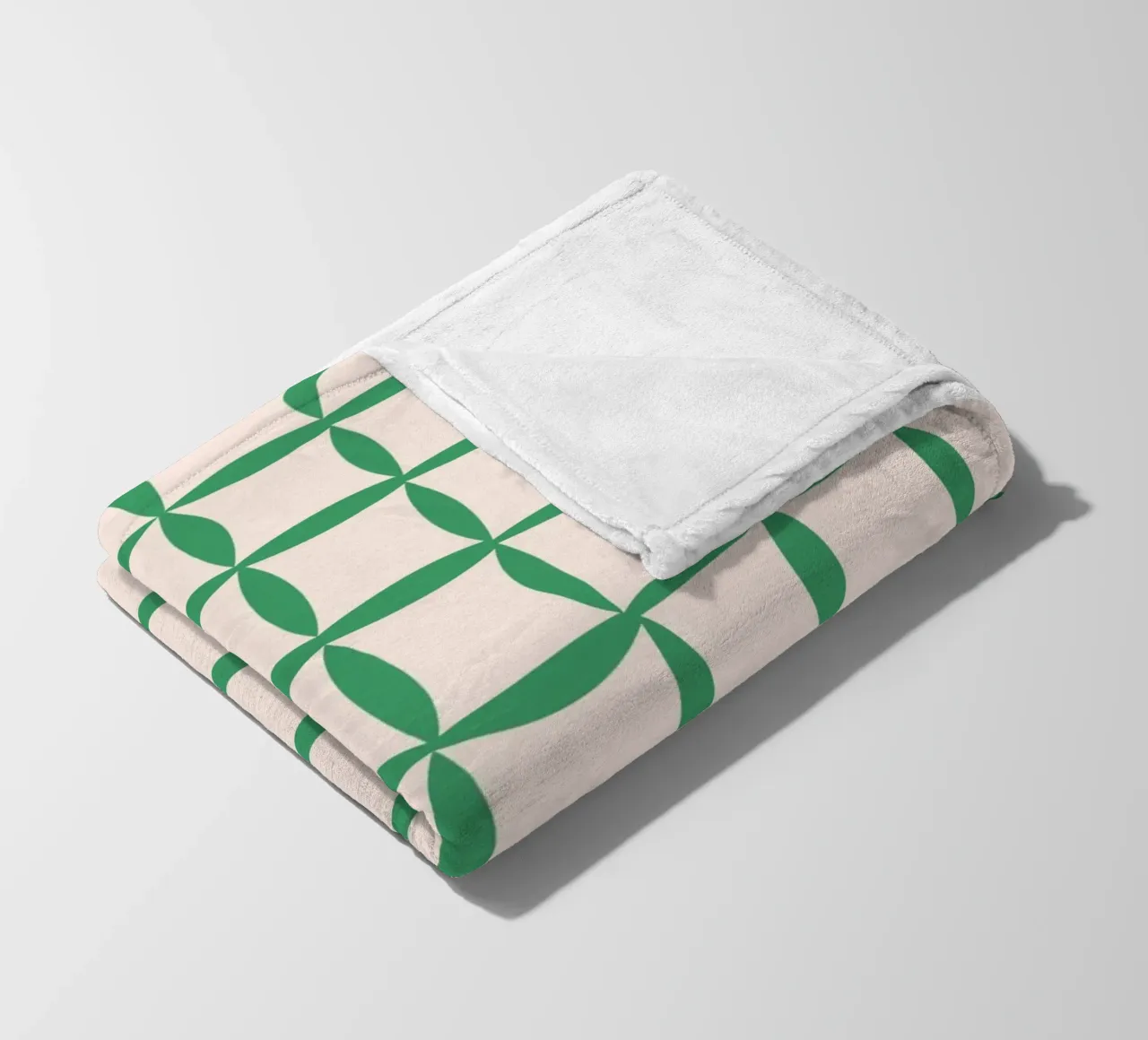 Repetitive pattern 40 fleece blanket by Little Dean