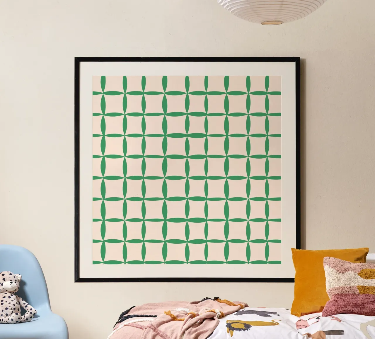 Repetitive pattern 40 poster by Little Dean