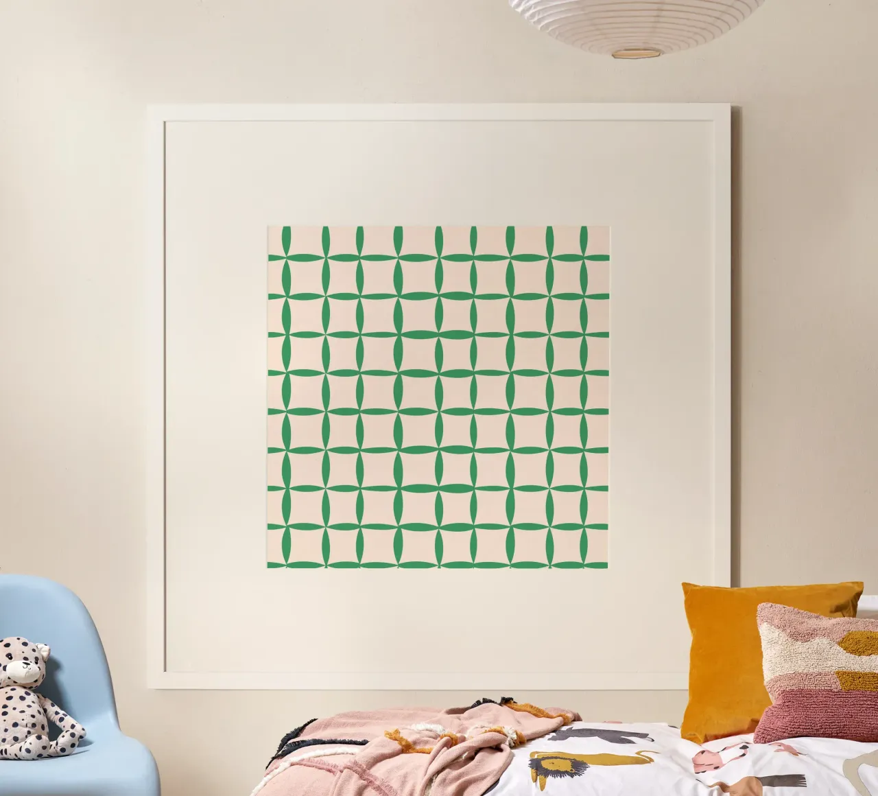 Repetitive pattern 40 poster by Little Dean