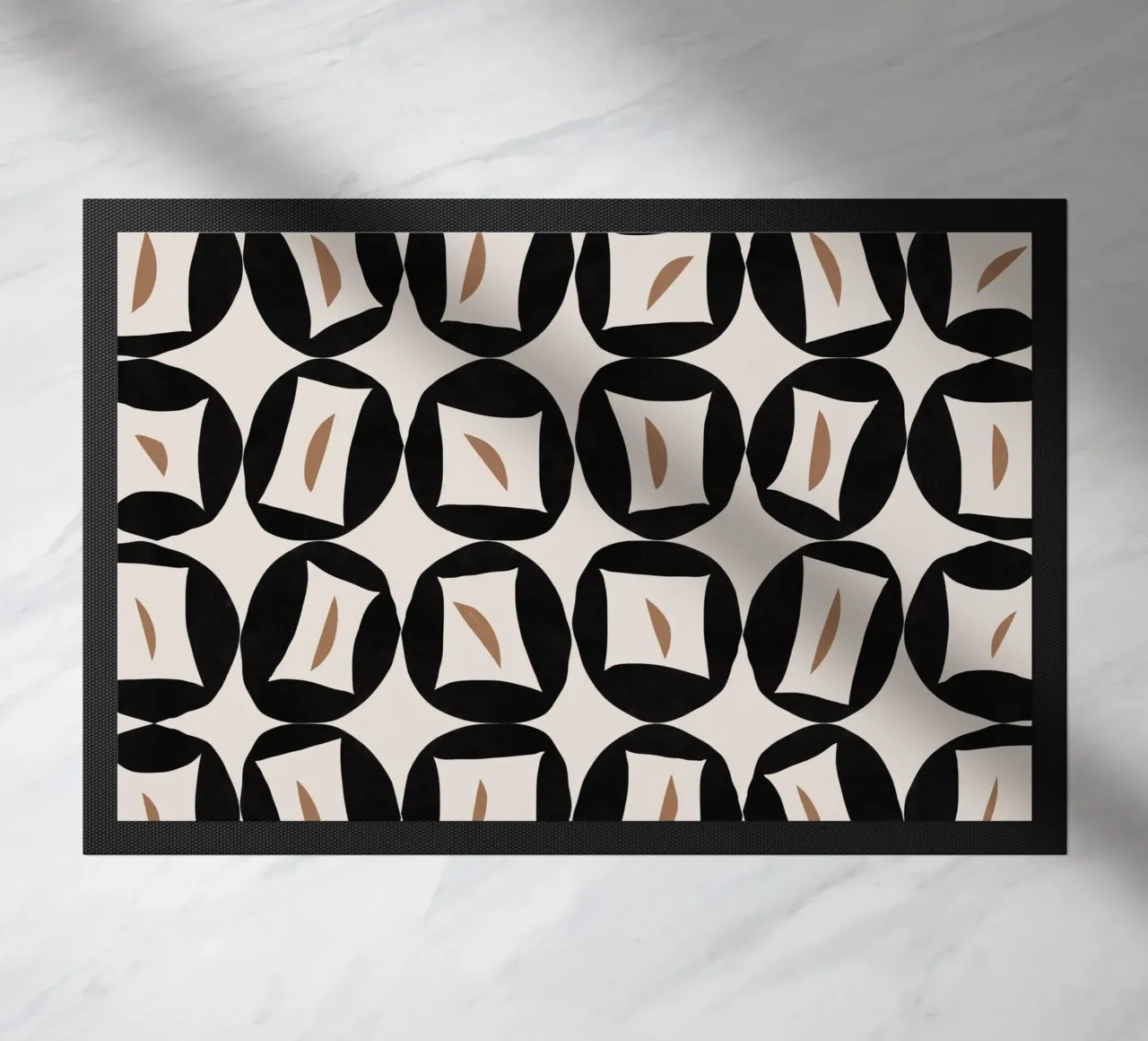 Repetitive pattern 41 doormat by Little Dean