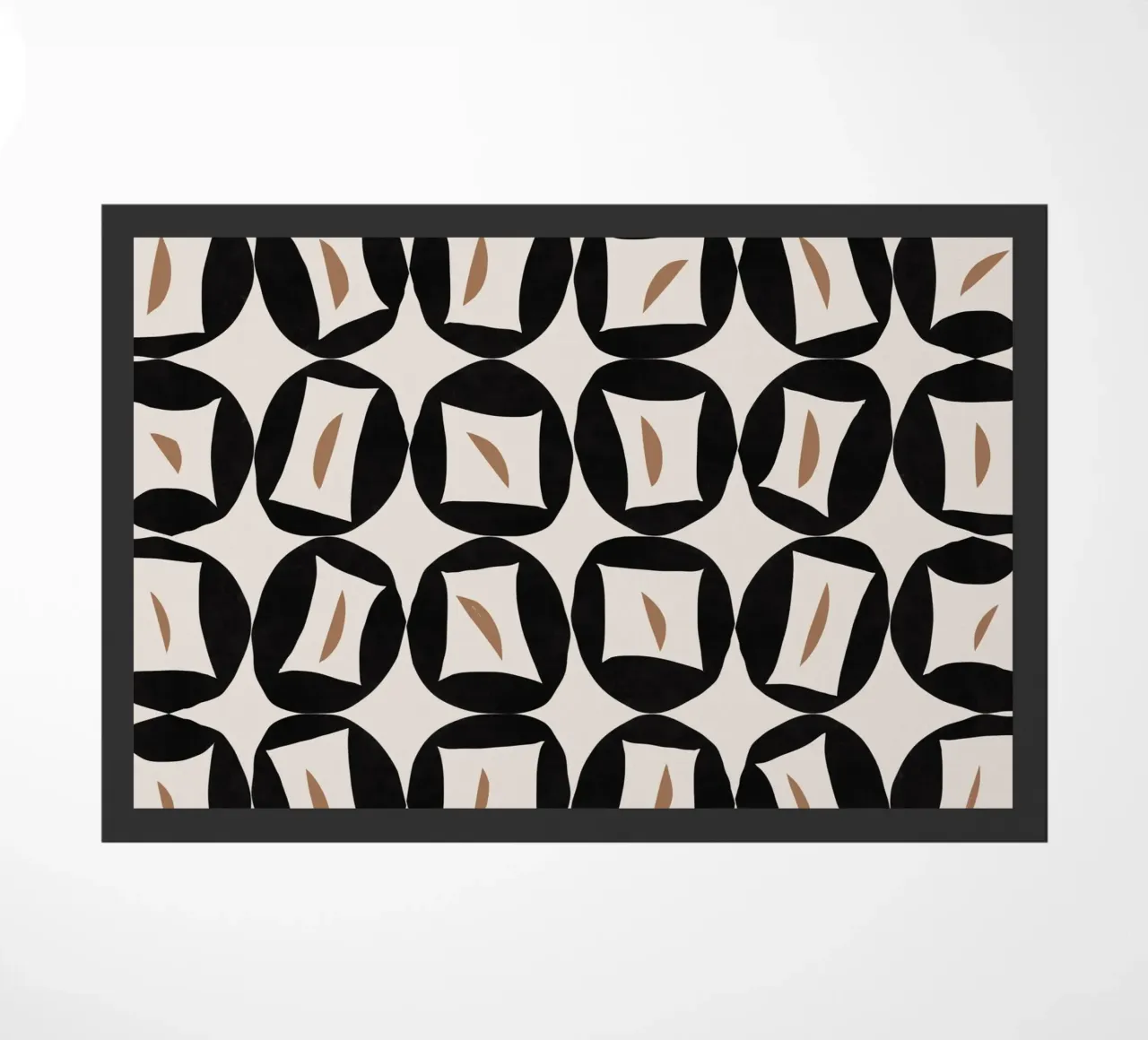 Repetitive pattern 41 doormat by Little Dean