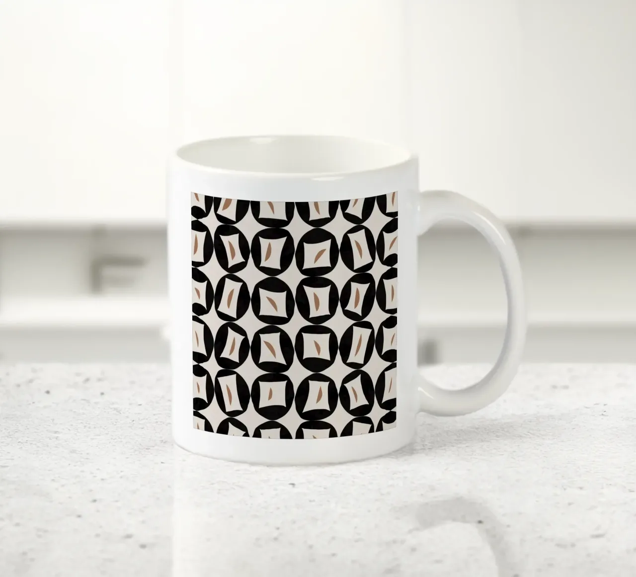 Schema ripetitivo 41 tazza in ceramica da Little Dean