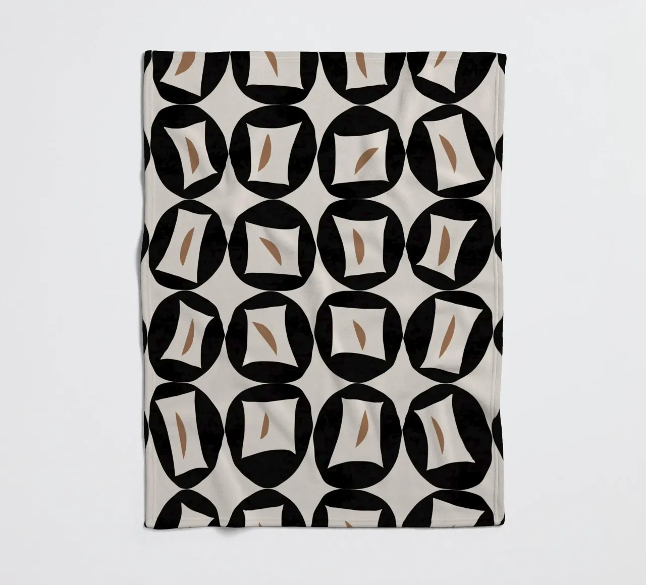 Repetitive pattern 41 fleece blanket by Little Dean