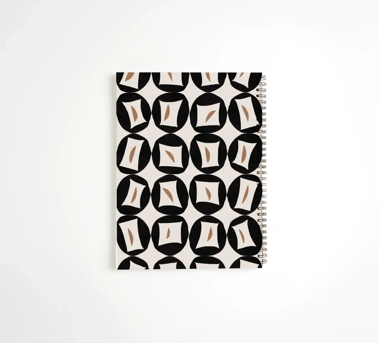 Repetitive pattern 41 spiral notebook by Little Dean