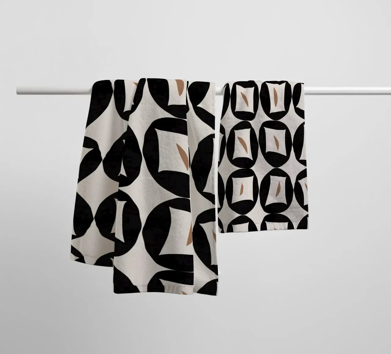 Repetitive pattern 41 towel by Little Dean