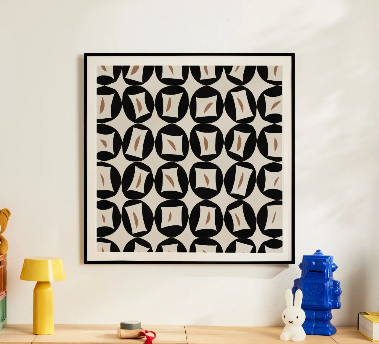 Repetitive pattern 41 poster by Little Dean