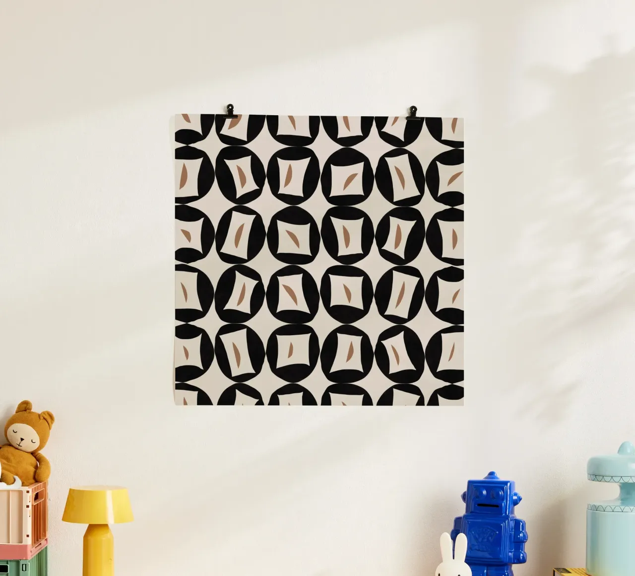 Repetitive pattern 41 poster by Little Dean