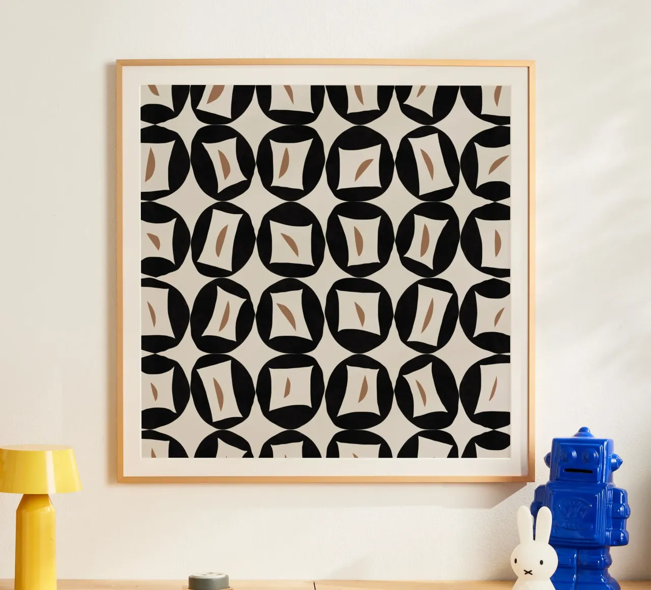 Repetitive pattern 41 poster by Little Dean