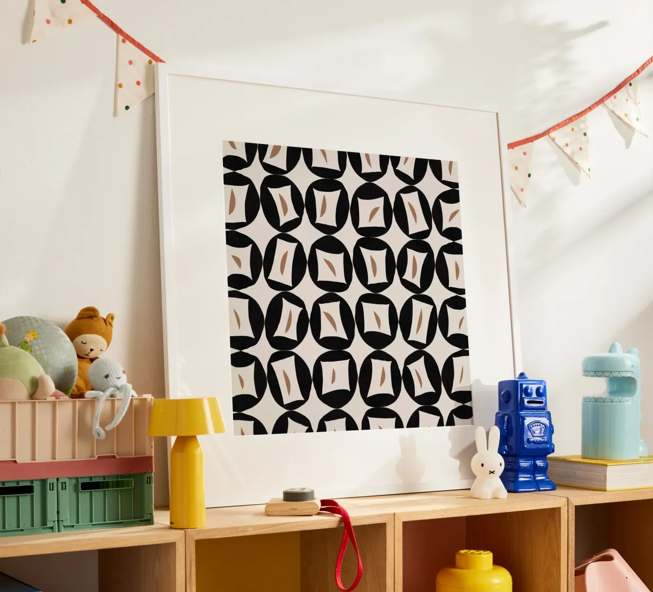 Repetitive pattern 41 poster by Little Dean