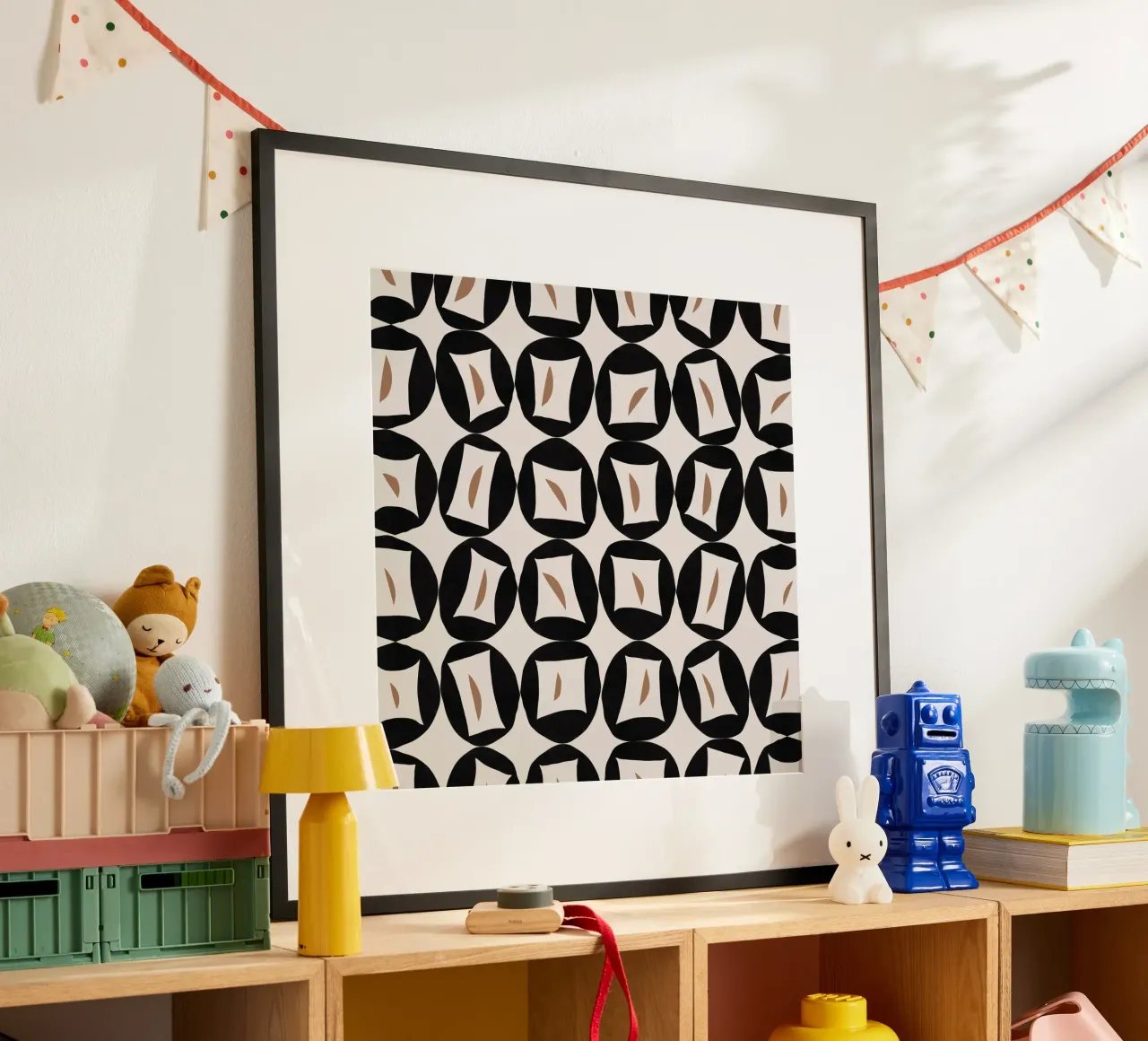 Repetitive pattern 41 poster by Little Dean