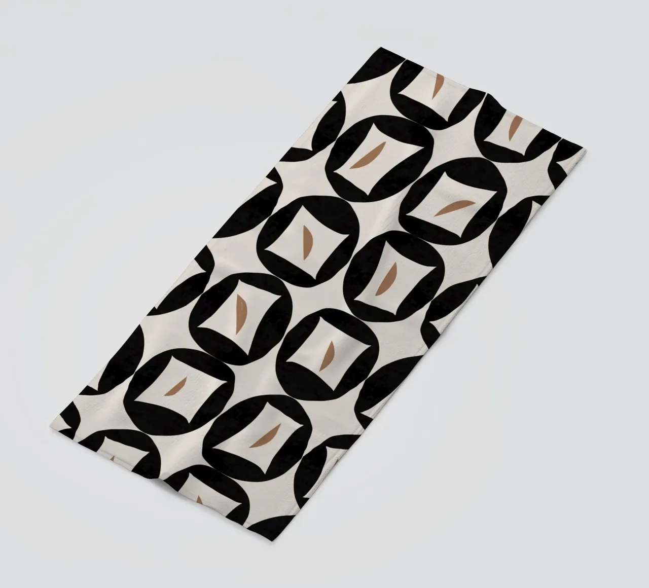 Repetitive pattern 41 beach towel by Little Dean