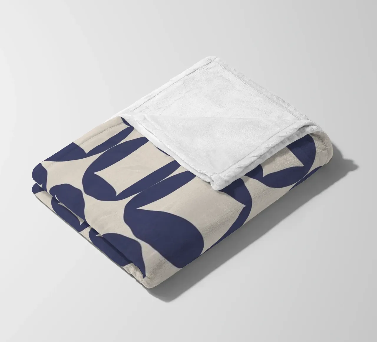 Repetitive pattern 42 fleece blanket by Little Dean