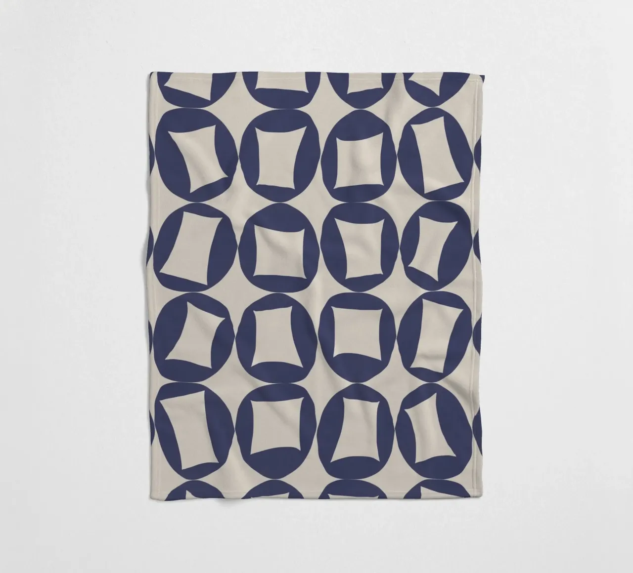 Repetitive pattern 42 fleece blanket by Little Dean