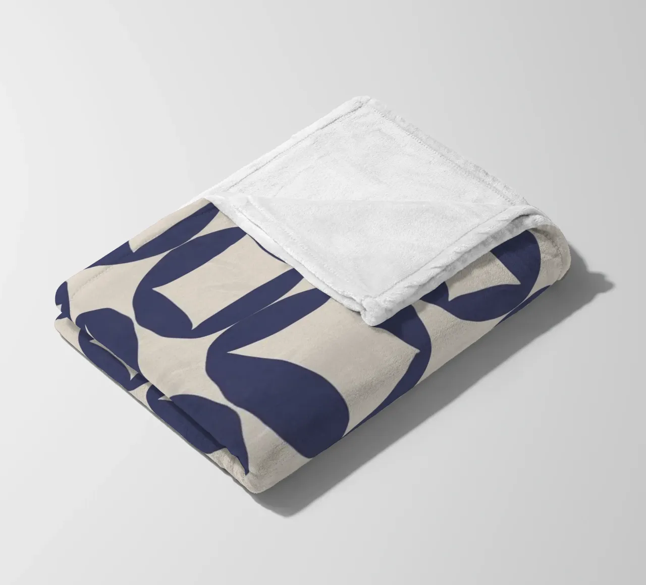 Repetitive pattern 42 fleece blanket by Little Dean