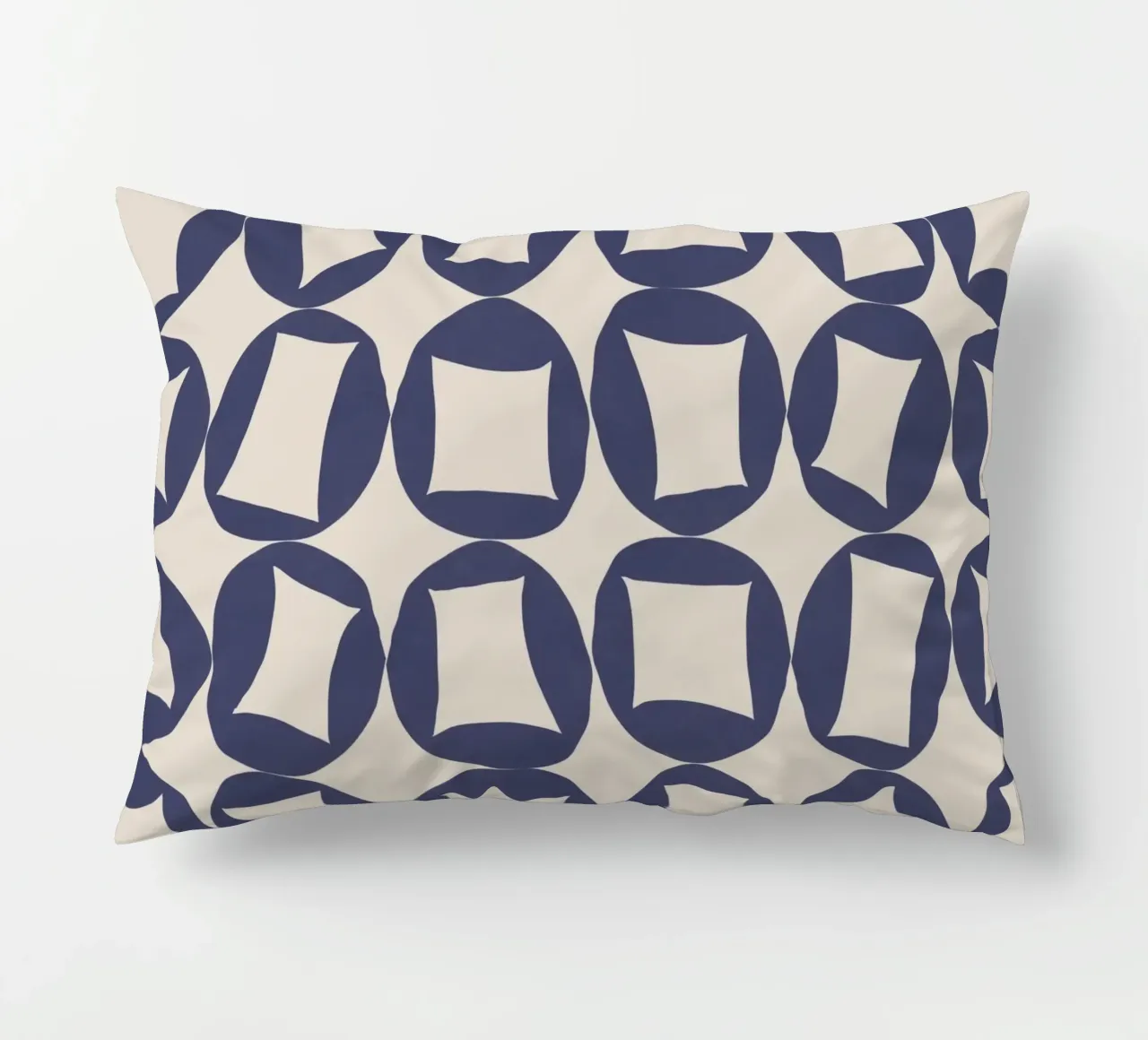 Repetitive pattern 42 decorative cushion by Little Dean