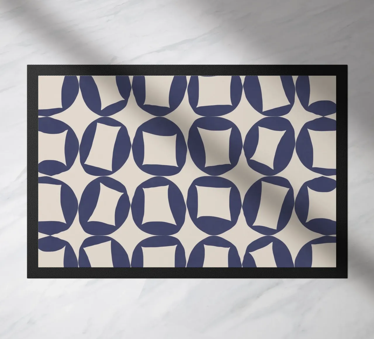 Repetitive pattern 42 doormat by Little Dean