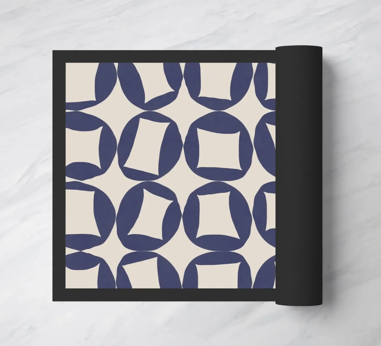Repetitive pattern 42 doormat by Little Dean