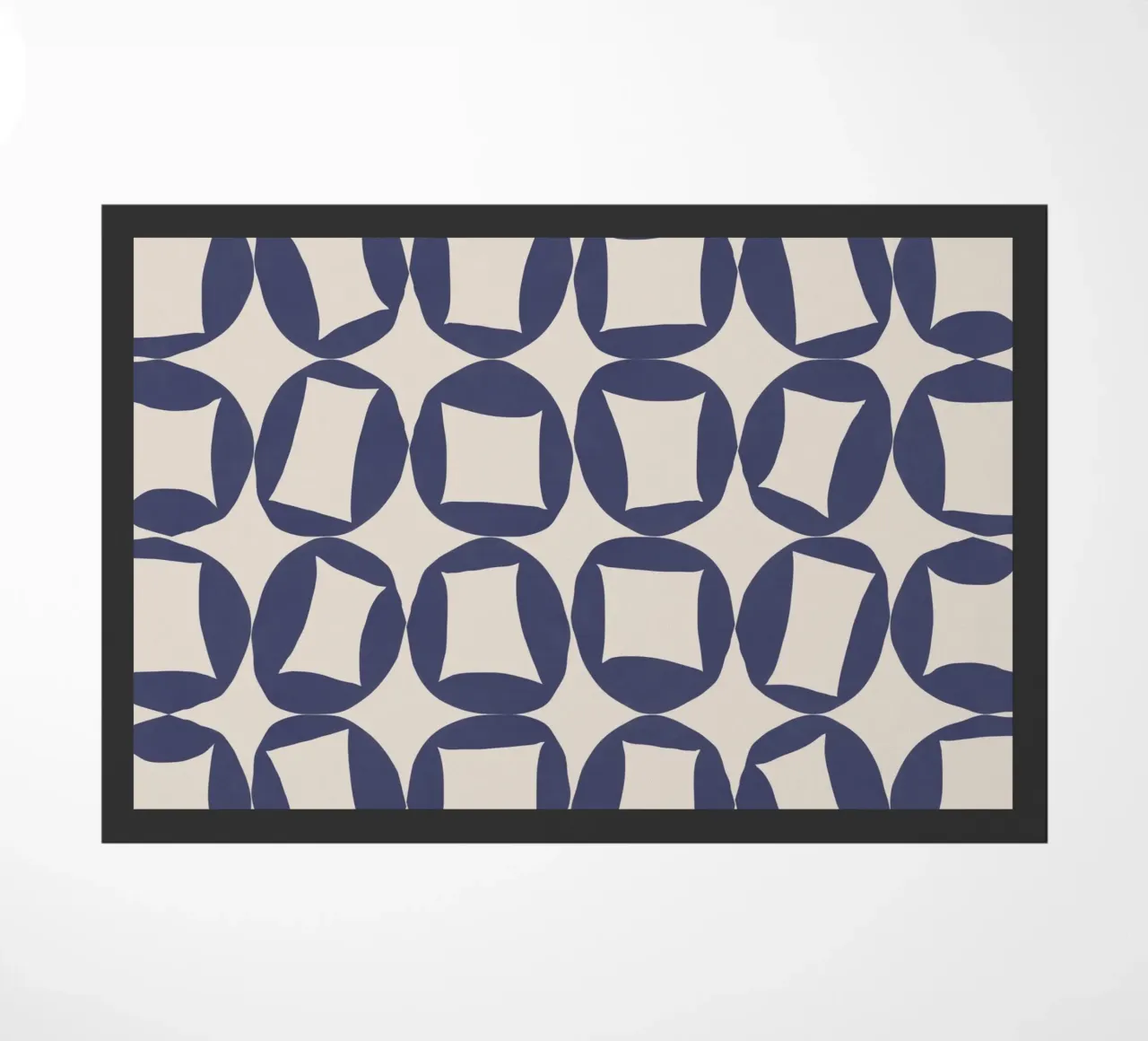 Repetitive pattern 42 doormat by Little Dean