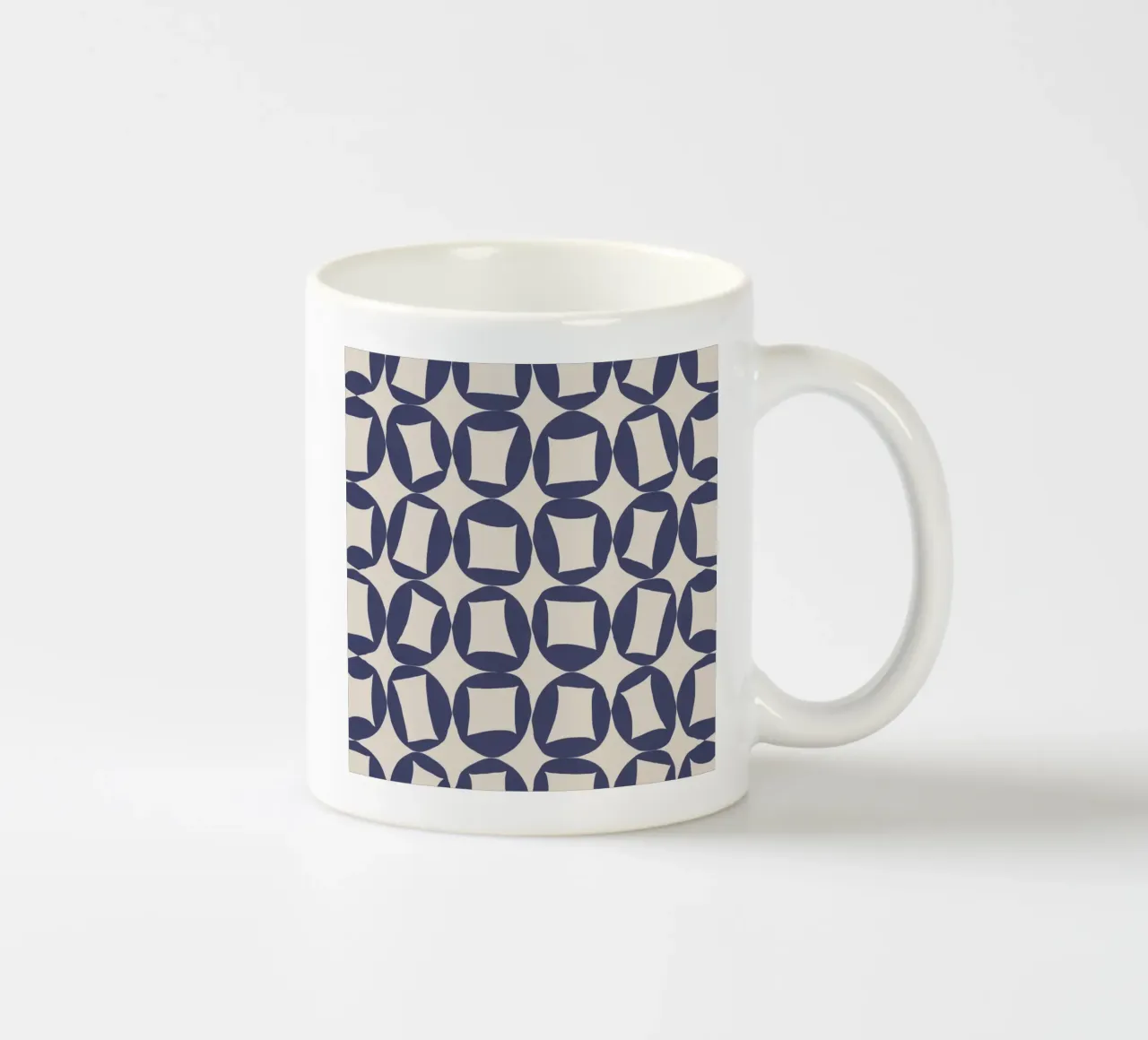 Schema ripetitivo 42 tazza in ceramica da Little Dean