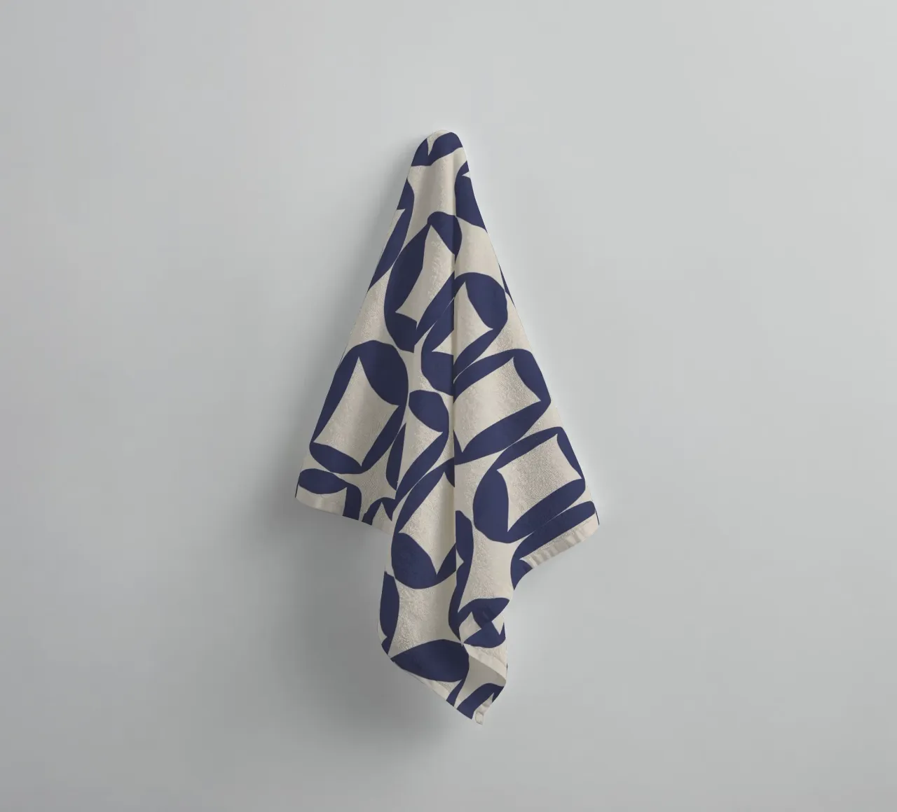 Repetitive pattern 42 towel by Little Dean