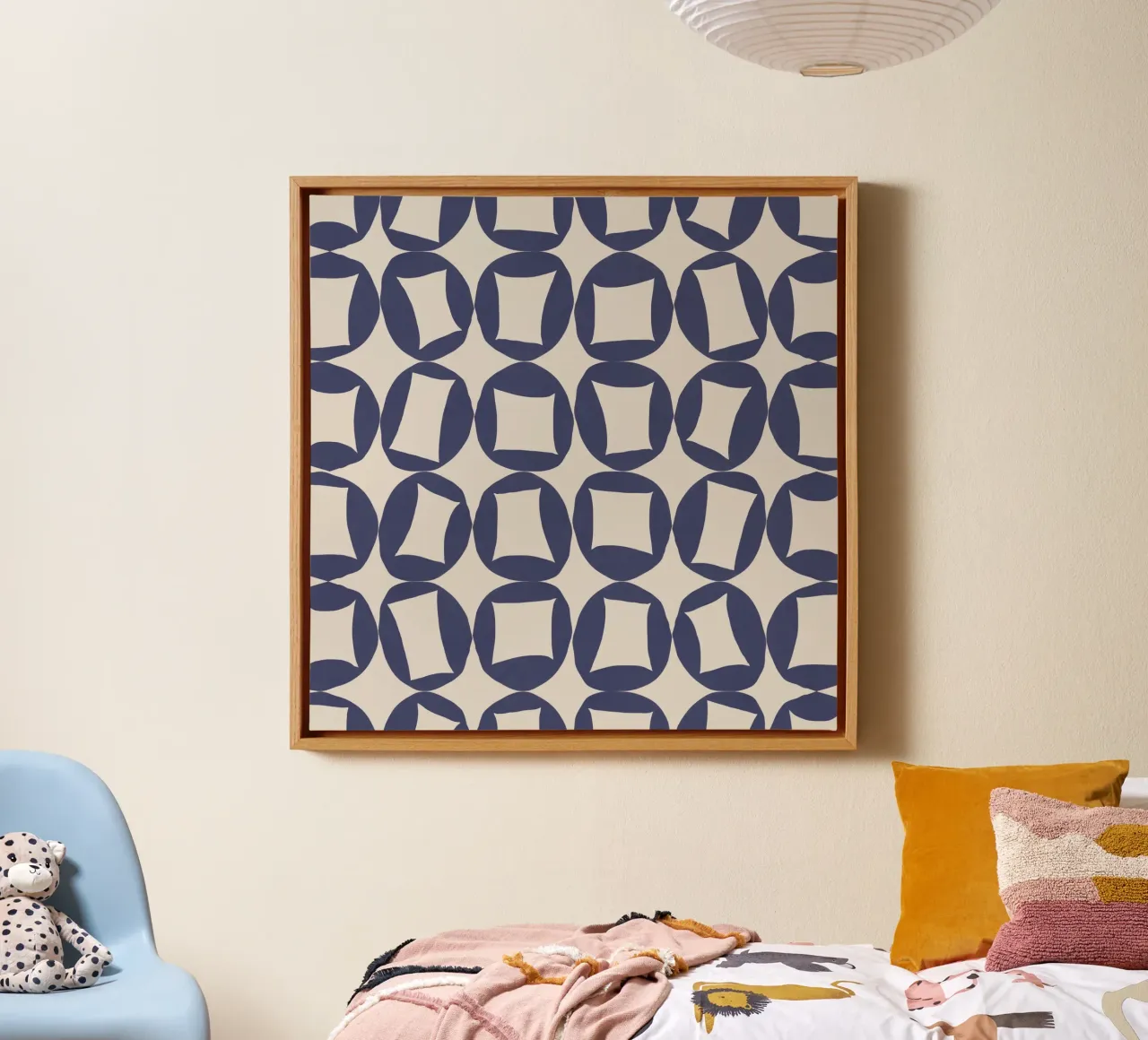 Repetitive pattern 42 canvas by Little Dean