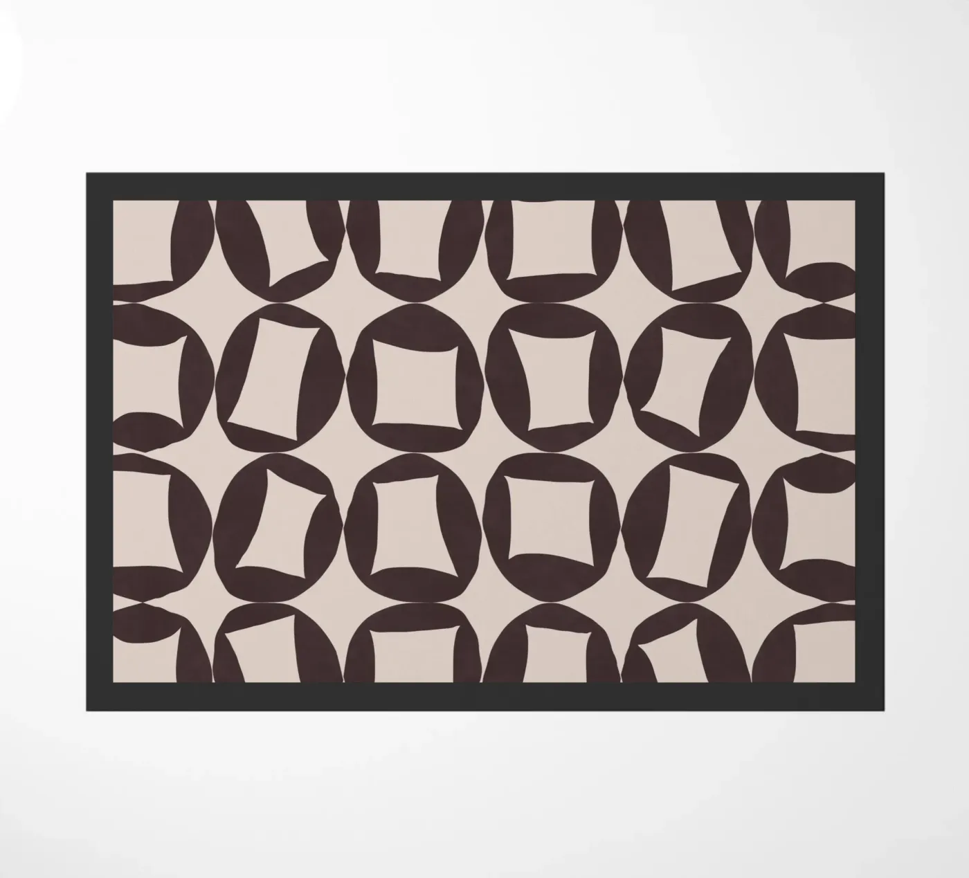Repetitive pattern 43 doormat by Little Dean