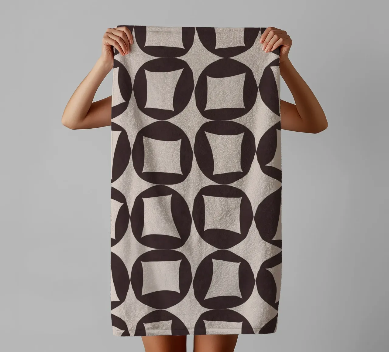 Repetitive pattern 43 towel by Little Dean