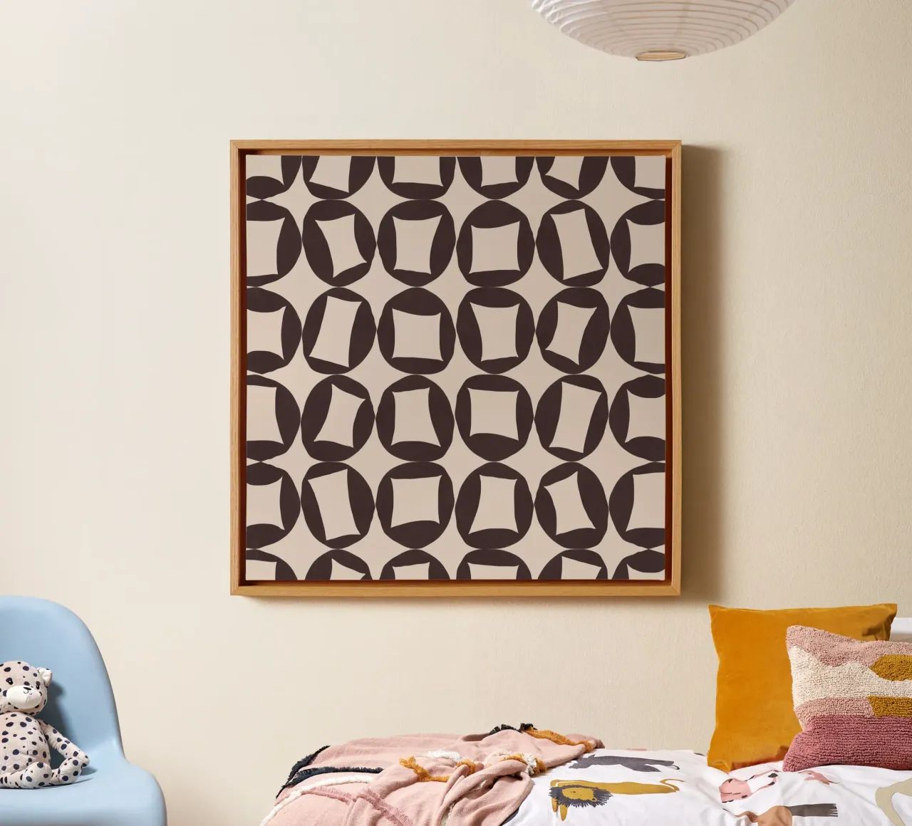 Repetitive pattern 43 canvas by Little Dean