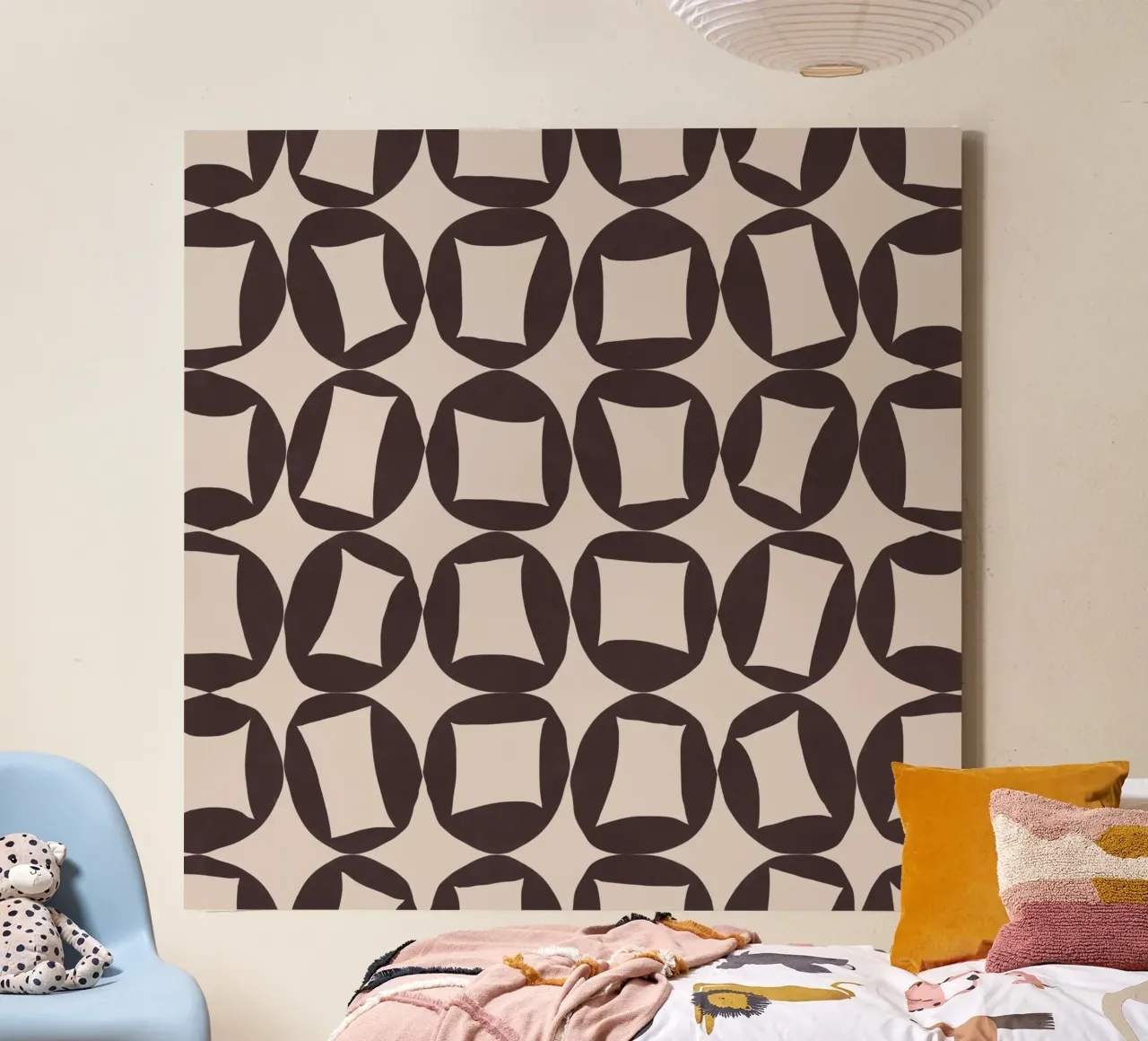 Repetitive pattern 43 canvas by Little Dean