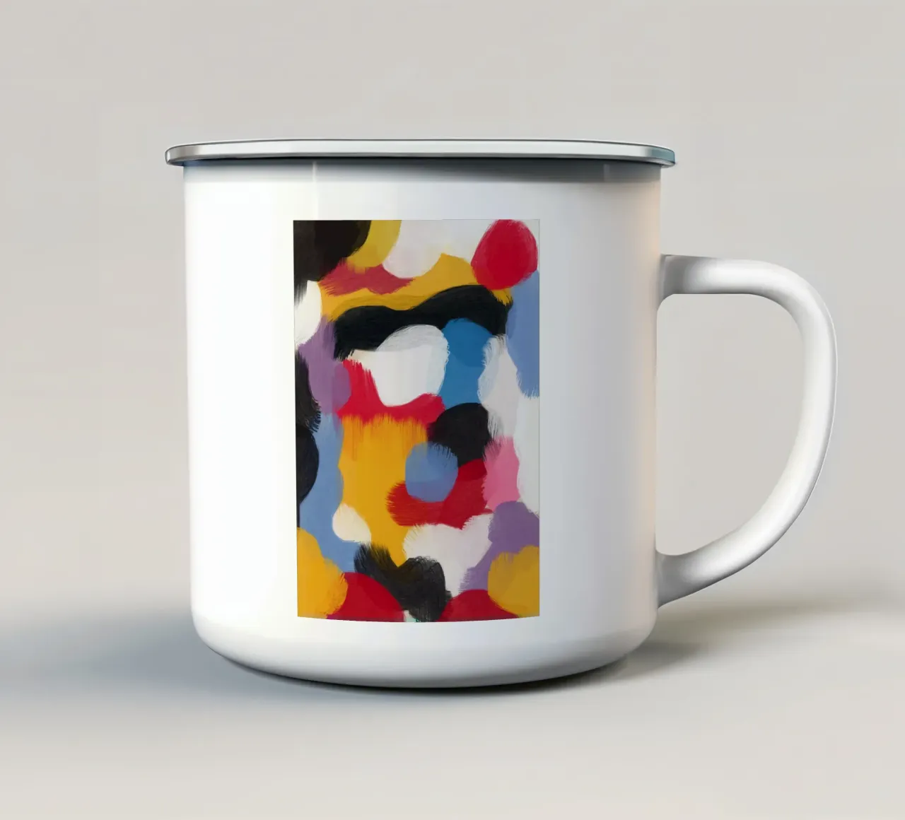 Layering depth 02 enamel mug by Little Dean