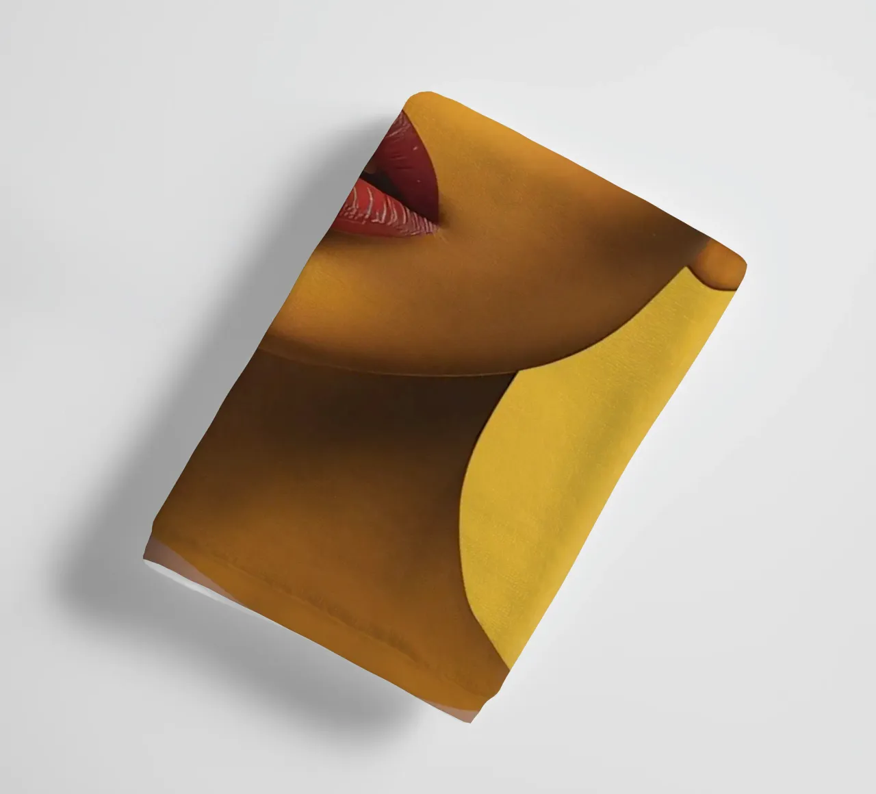 Ritratto di donna con forme geometriche e colori vivaci asciugamano da bagno da DesignDoodle