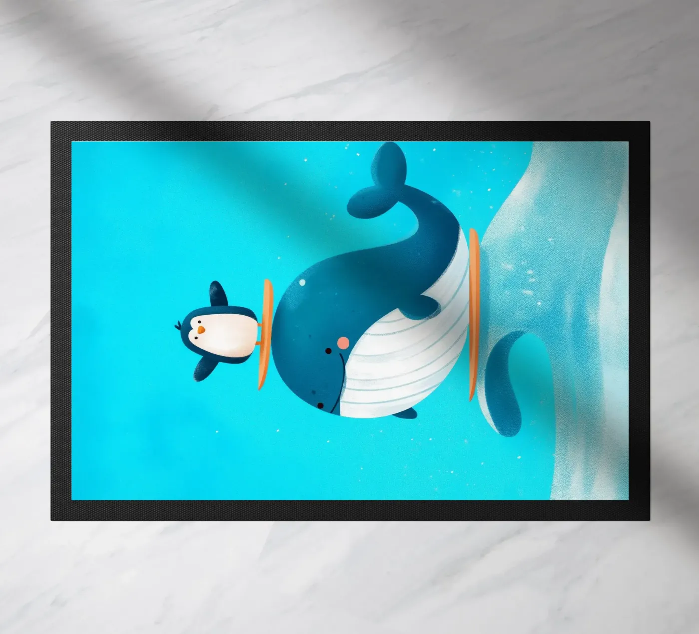 Surf Buddies doormat by Kiara