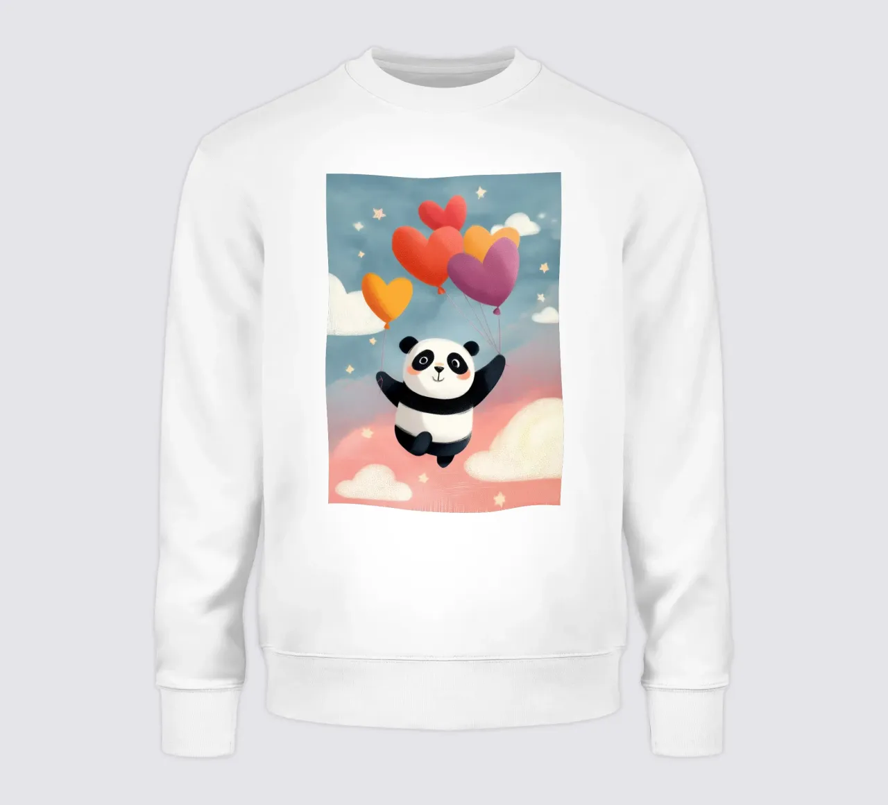 Panda in the Sky felpa da Kiara