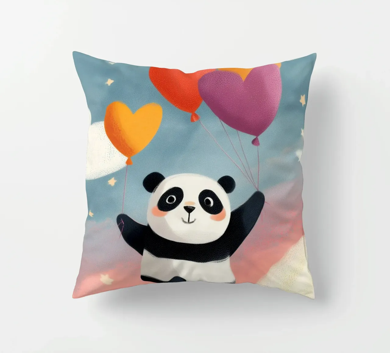 Panda in the Sky cuscino da Kiara