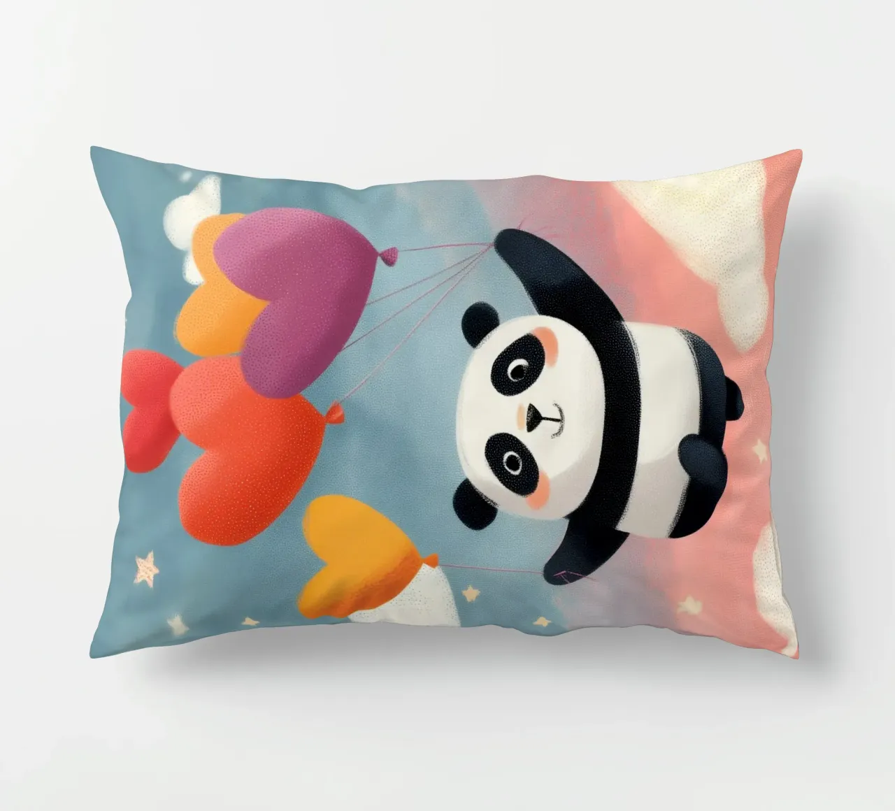Panda in the Sky cuscino da Kiara