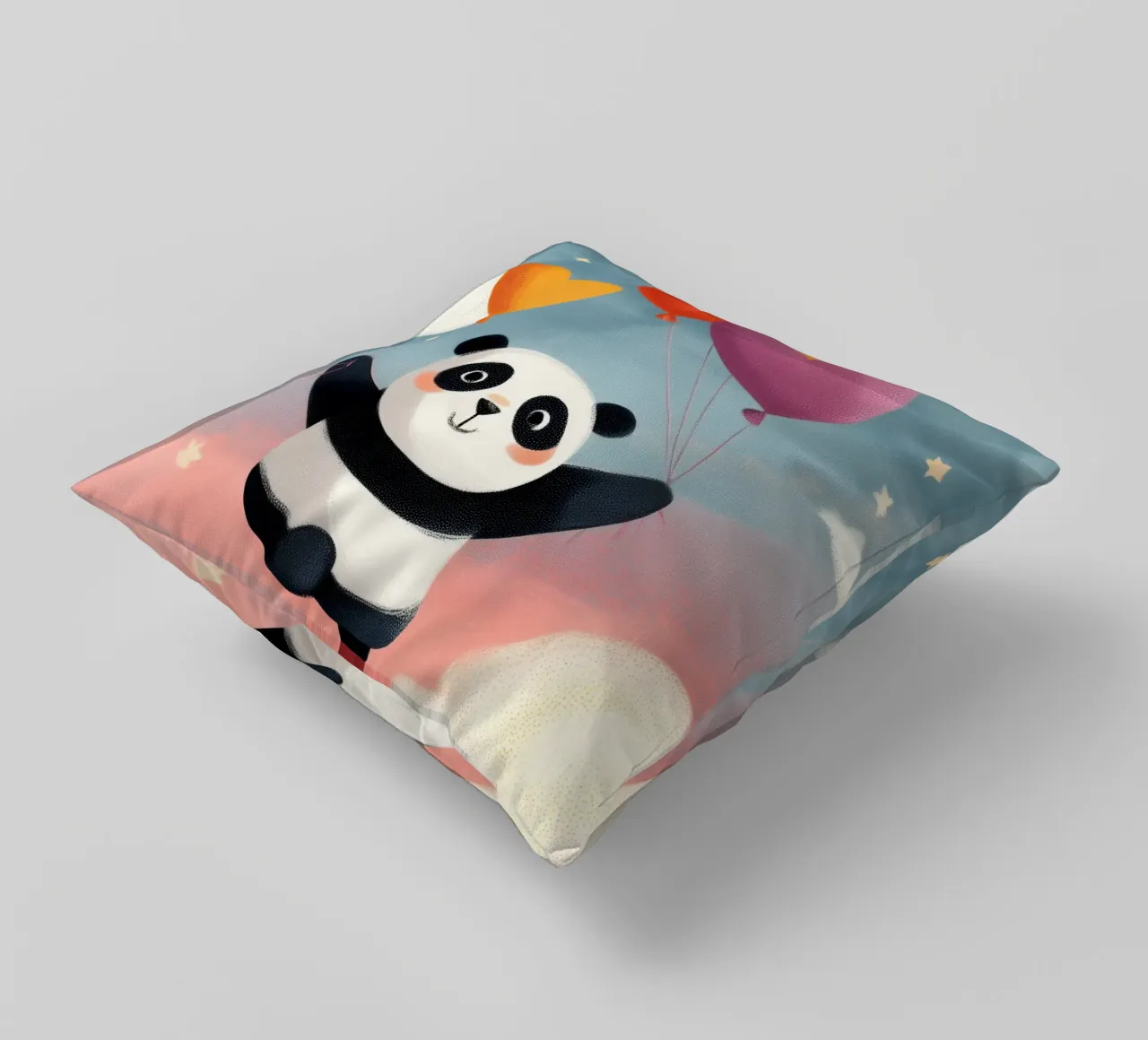 Panda in the Sky cuscino da Kiara