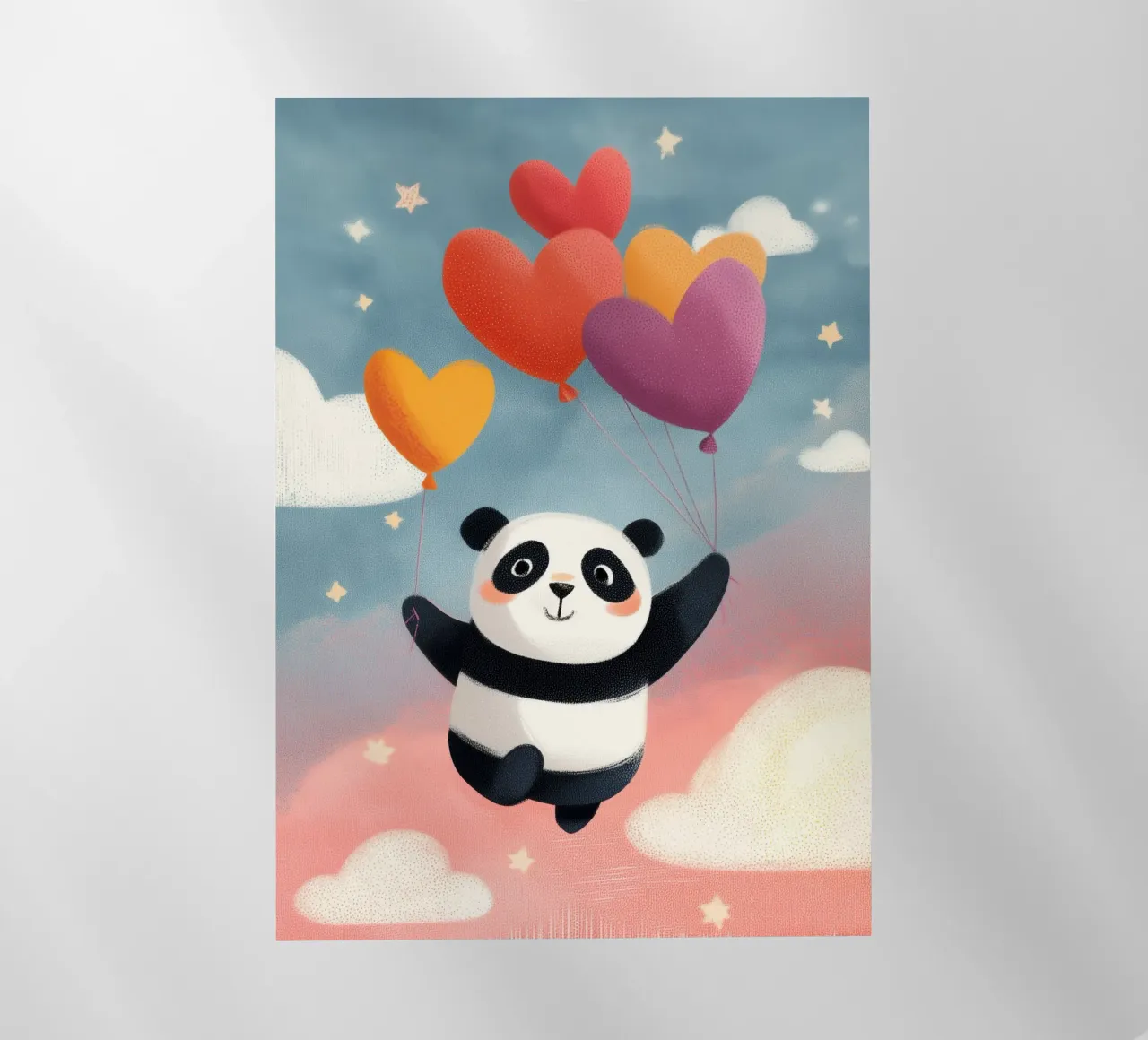 Panda in the Sky pellicola backlit da Kiara