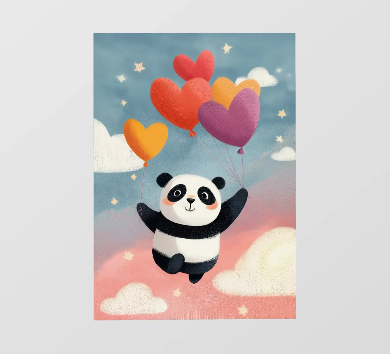 Panda in the Sky pellicola backlit da Kiara