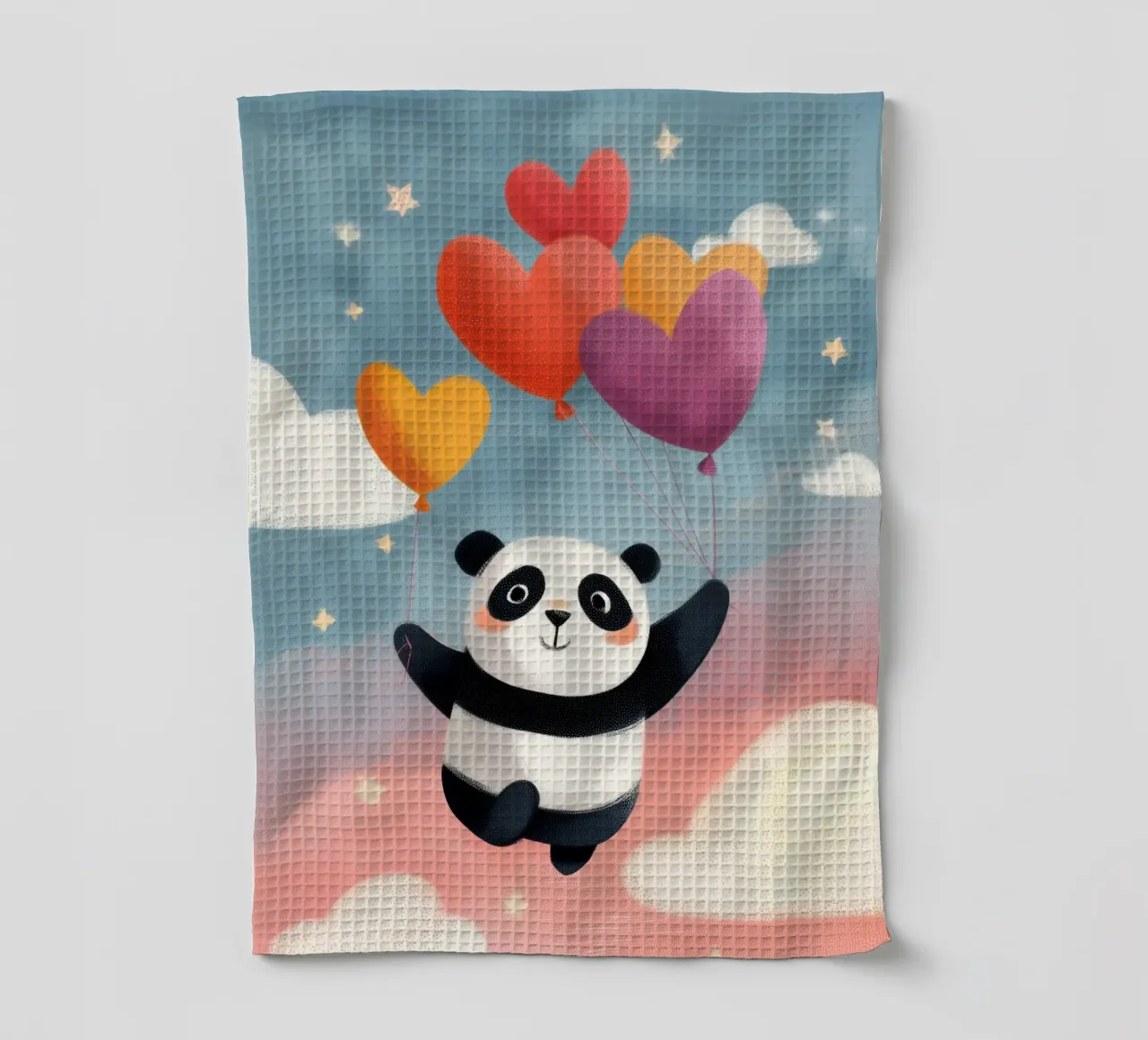 Panda in the Sky canovaccio da cucina da Kiara