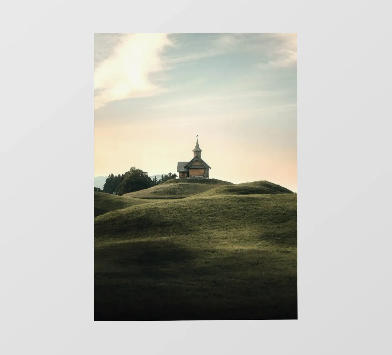 Kapellenhügel Backlit Folie von Earthly Visions