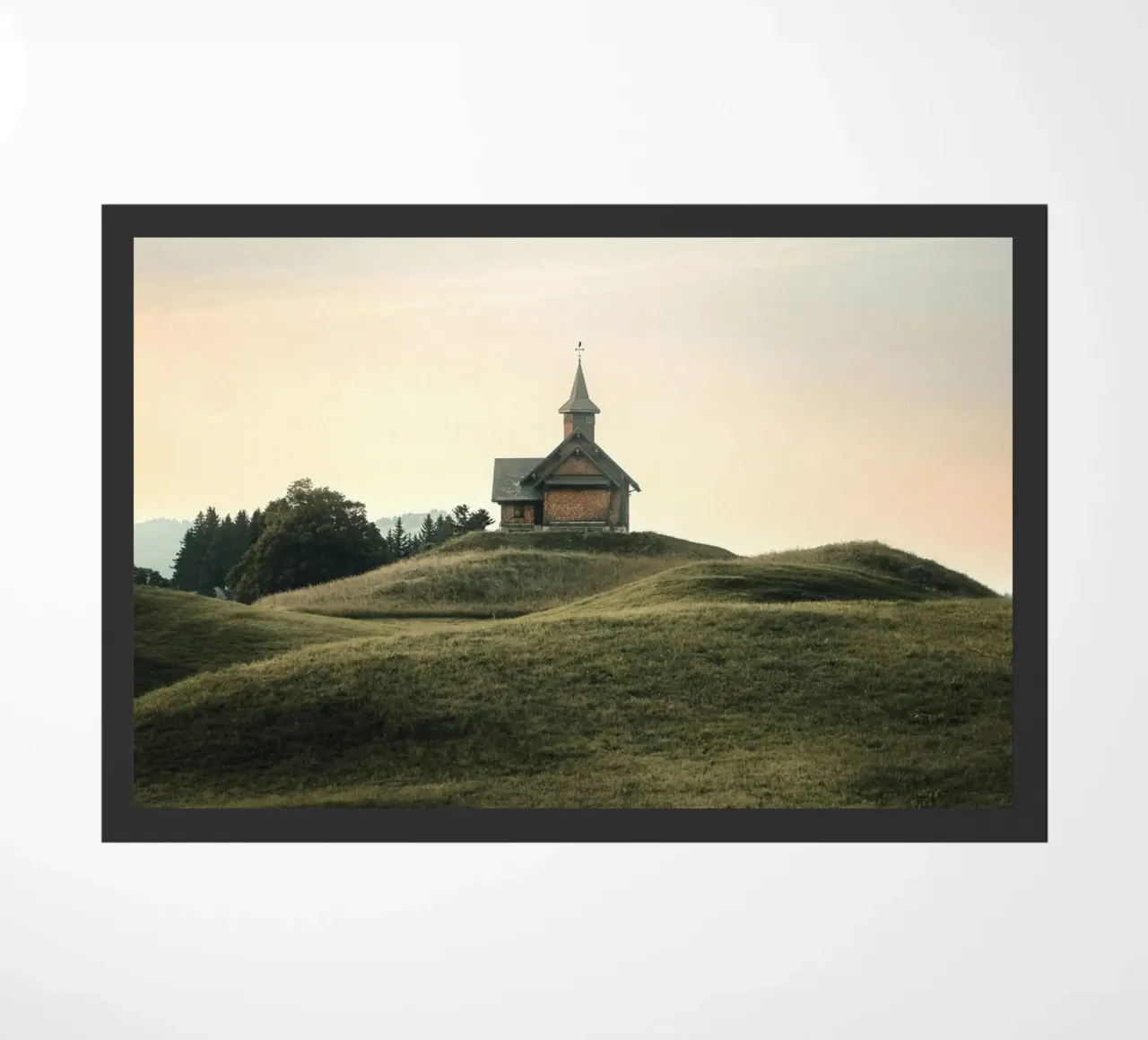 Kapellenhügel Fußmatte von Earthly Visions