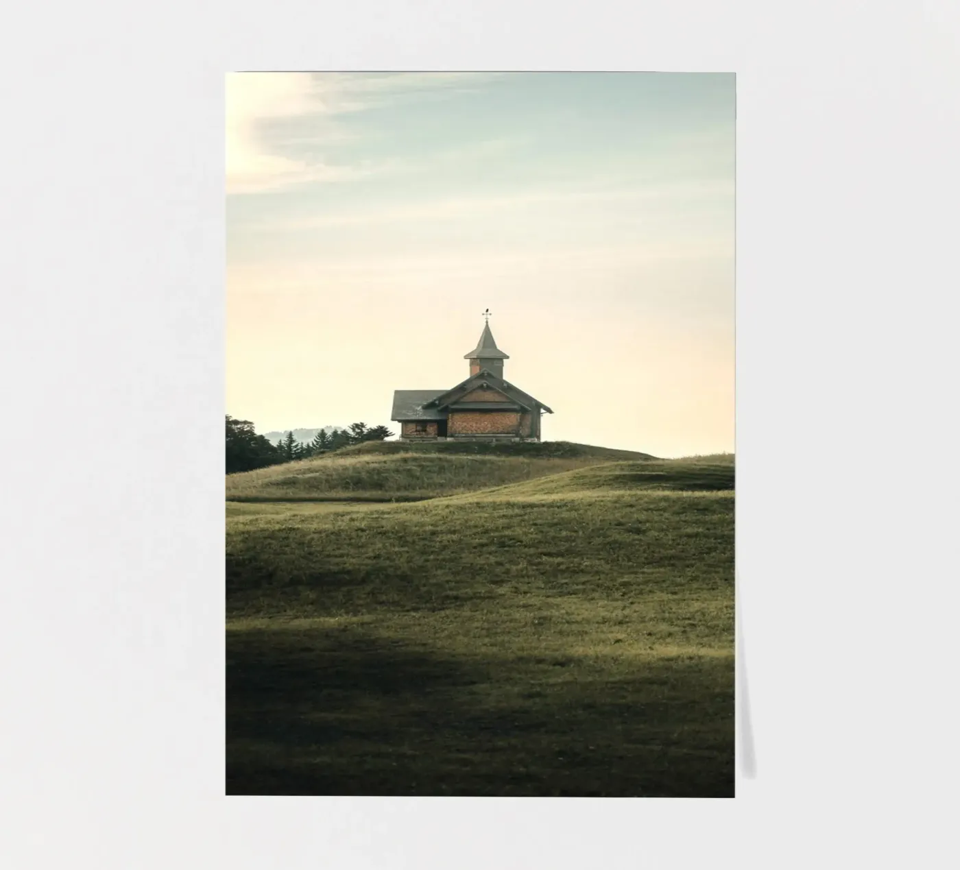 colline de la chapelle planche autocollant de Earthly Visions