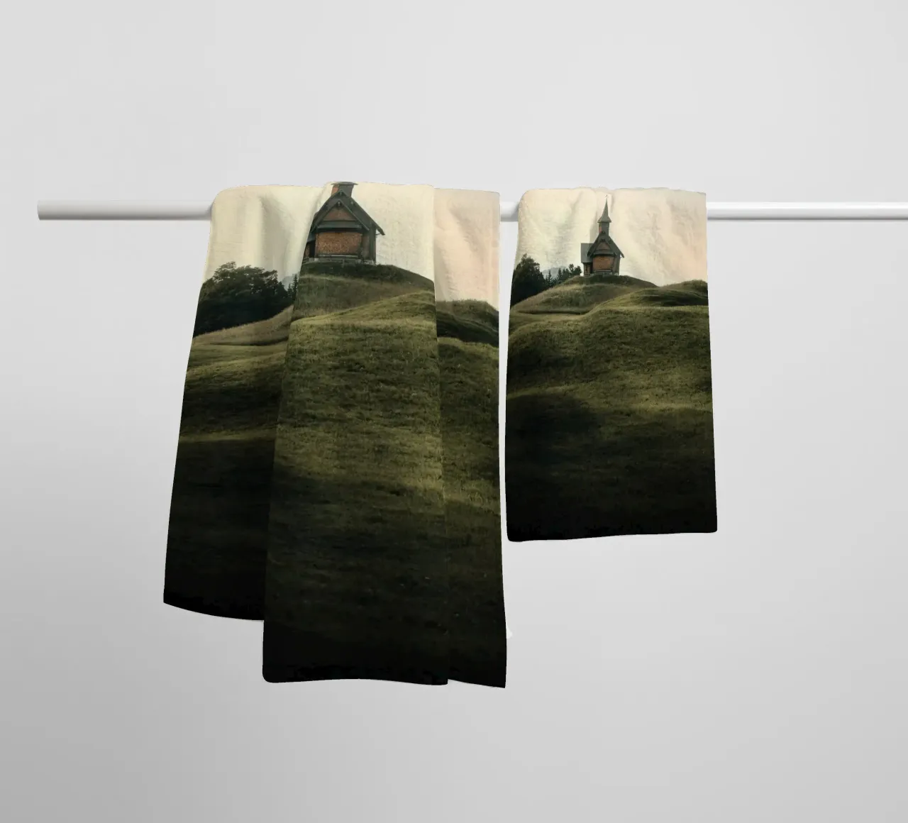 chapel hill badhanddoek van Earthly Visions