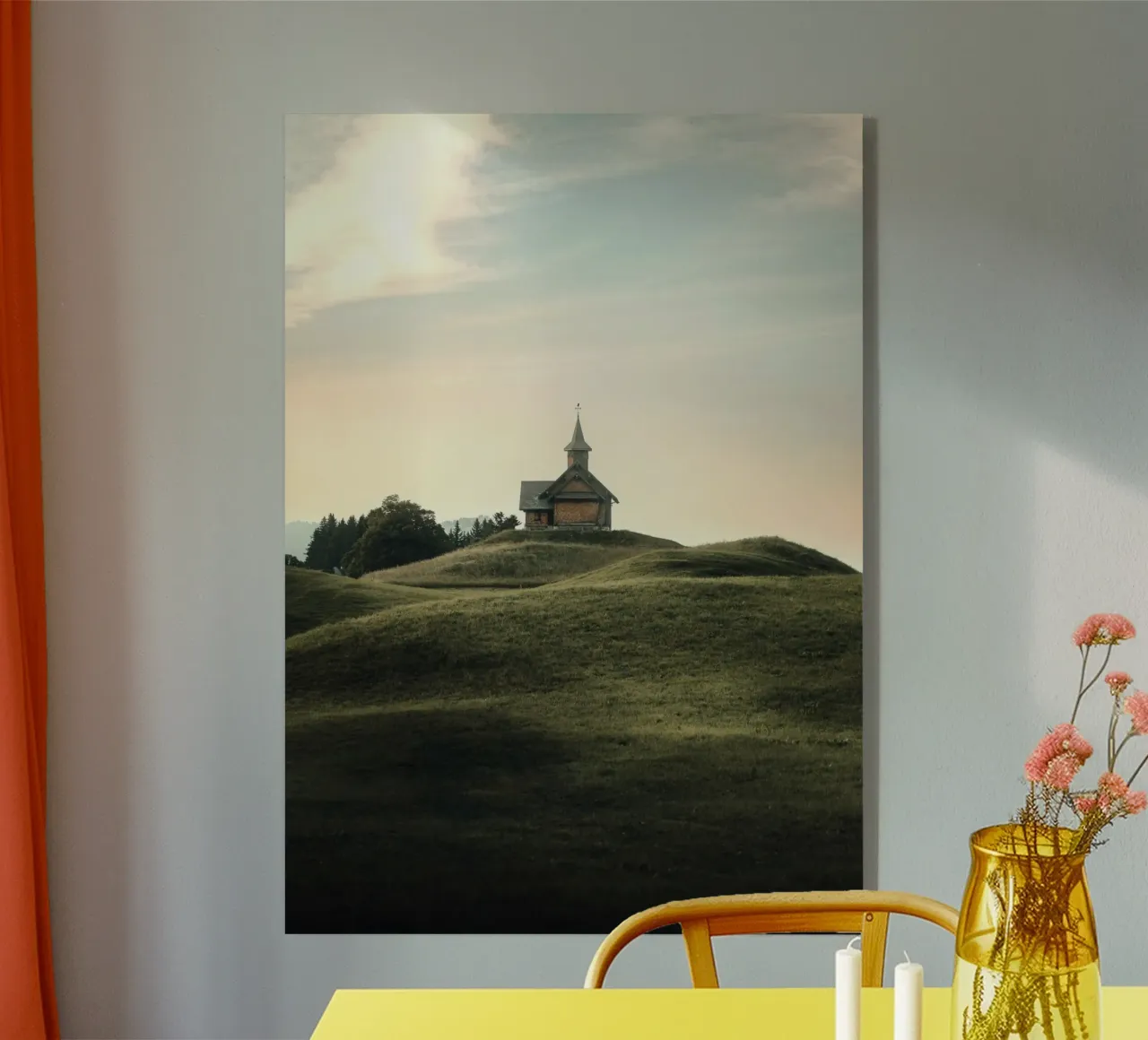 collina della cappella plexiglass da Earthly Visions