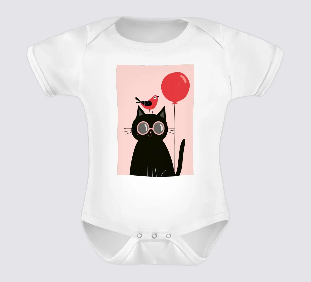 Purr & Tweet body neonato maniche corte da Kiara