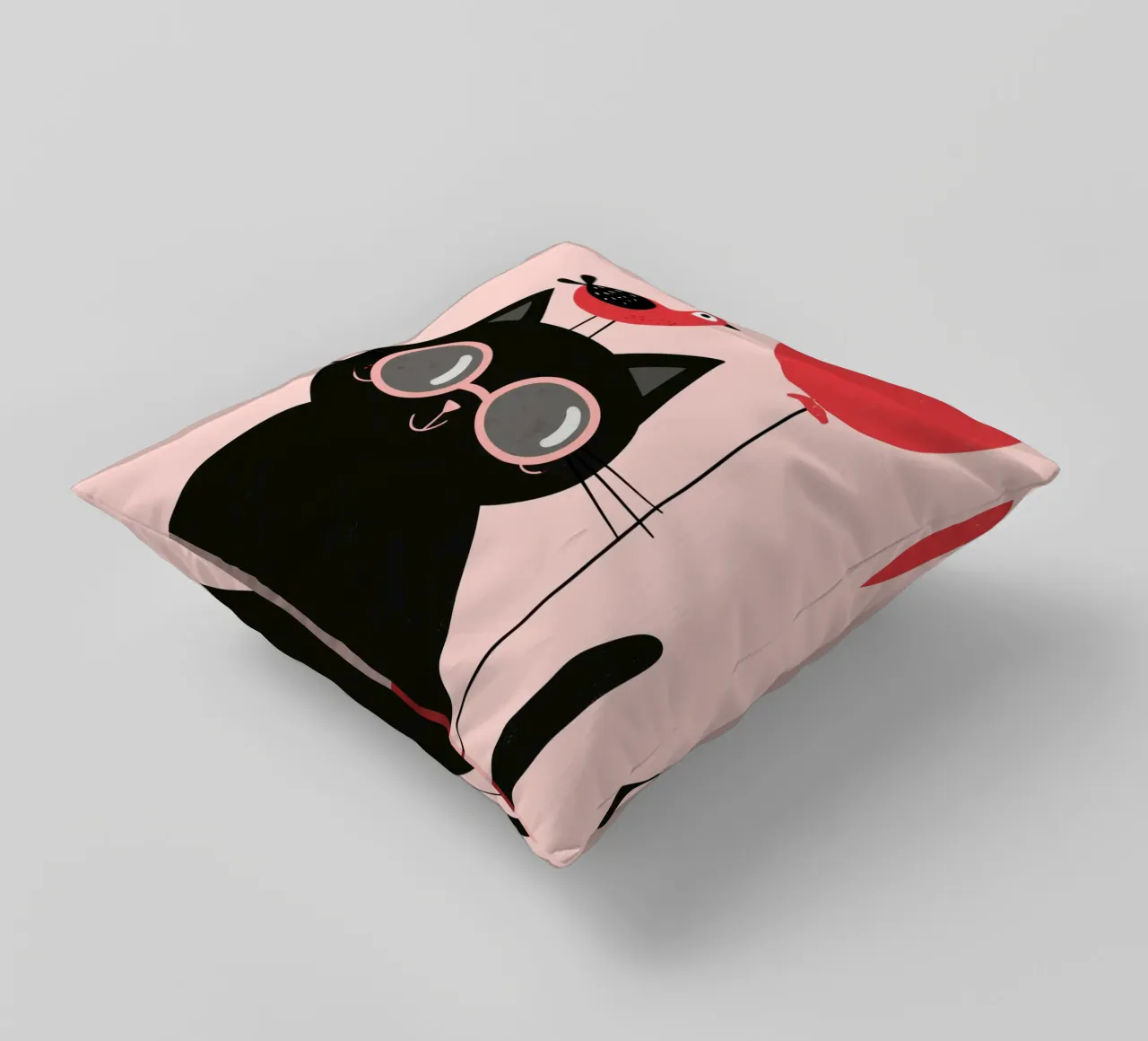 Purr & Tweet cuscino da Kiara