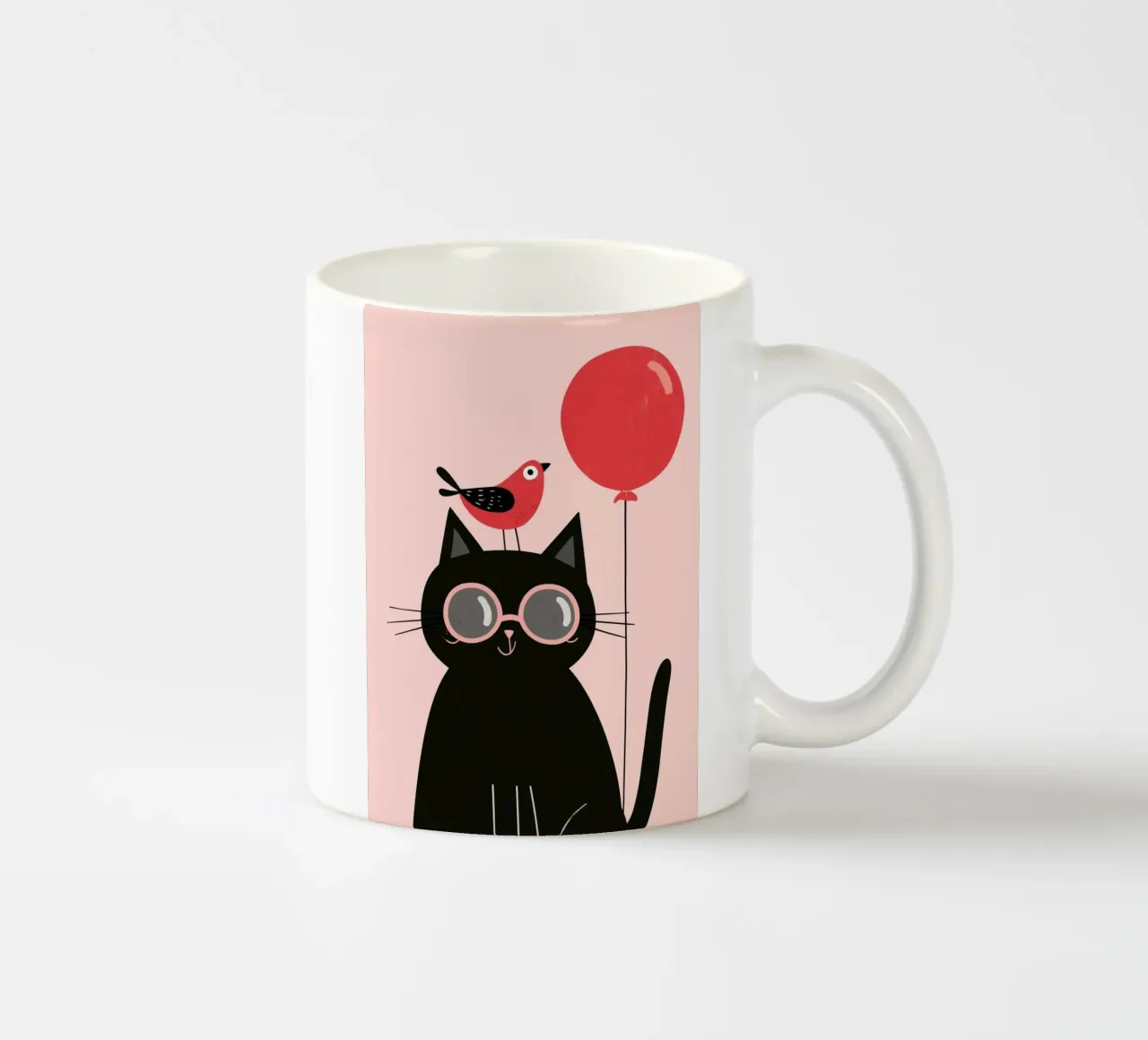 Purr & Tweet tazza in ceramica da Kiara