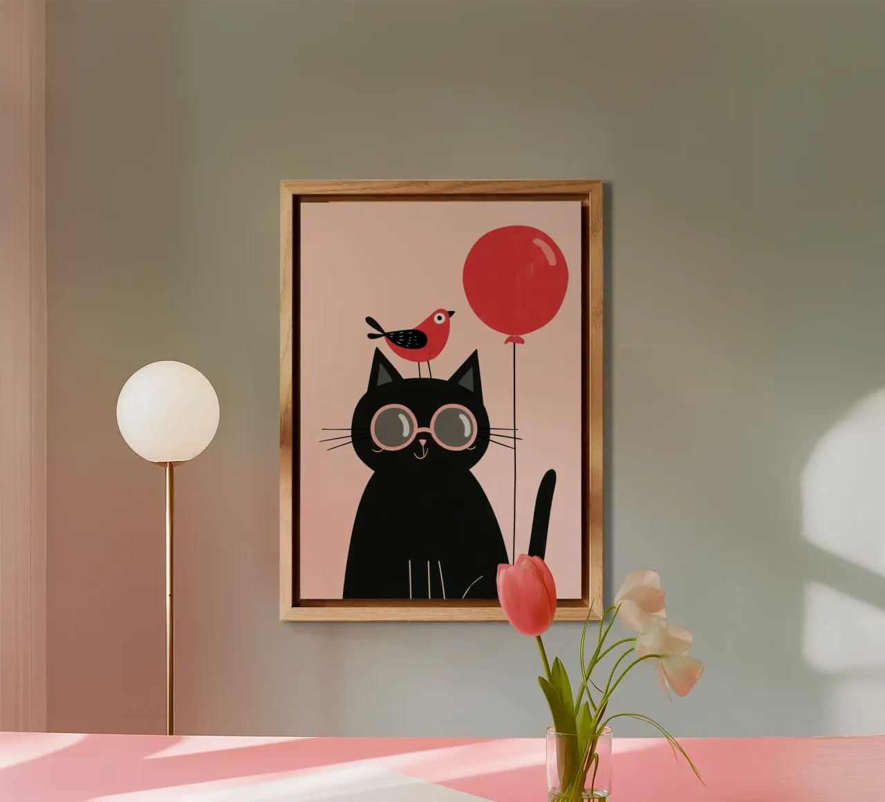 Purr & Tweet alluminio dibond da Kiara