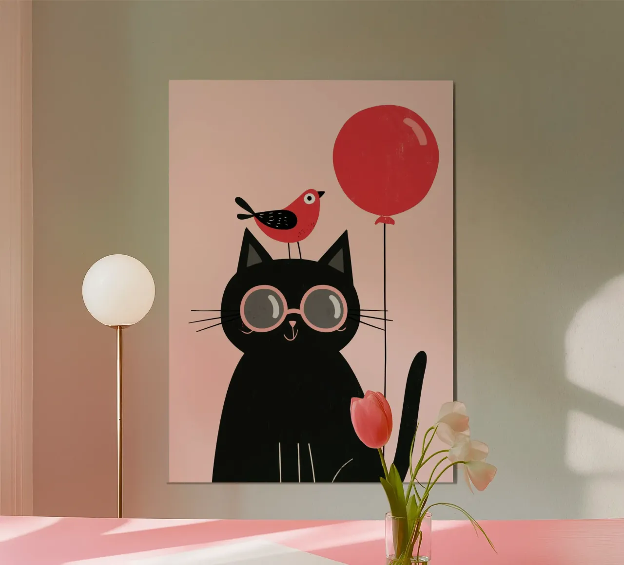 Purr & Tweet alluminio dibond da Kiara